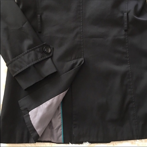CALVIN KLEIN Classic Trench Coat in Black Small P - Picture 4 of 6